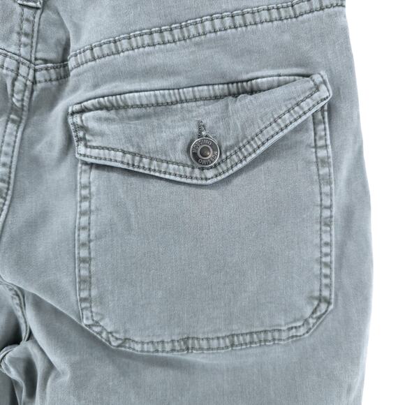 Mossimo Women Lt Gray Green Moto Button Fly Flap Pocket Super Stretch Jegging 10 - Picture 11 of 11